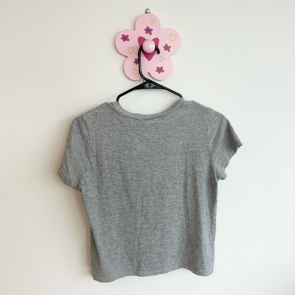 H&M Light Gray Basic Tee - Picture 2 of 3
